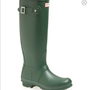 Hunter boots, sz 8